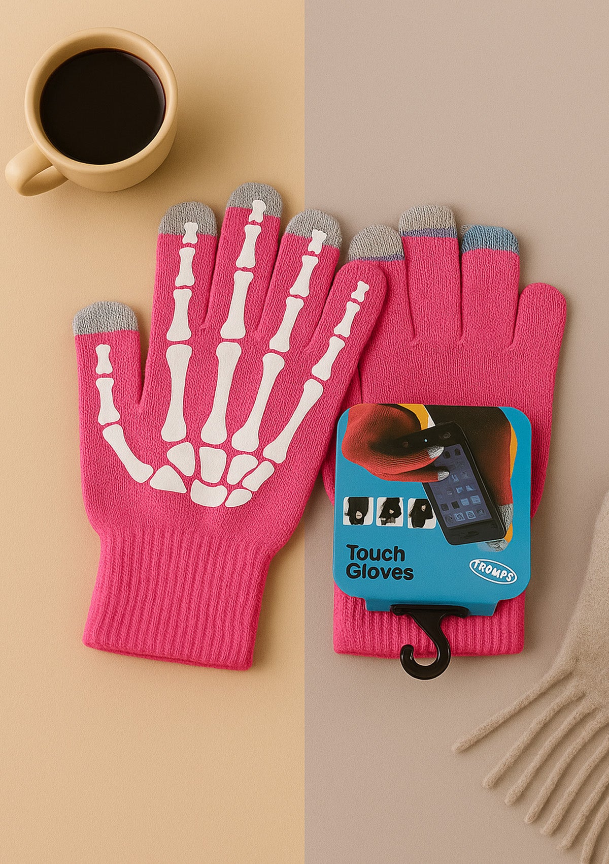 Touchscreen Knit Gloves – Warm Full‑Finger Phone‑Friendly Gloves