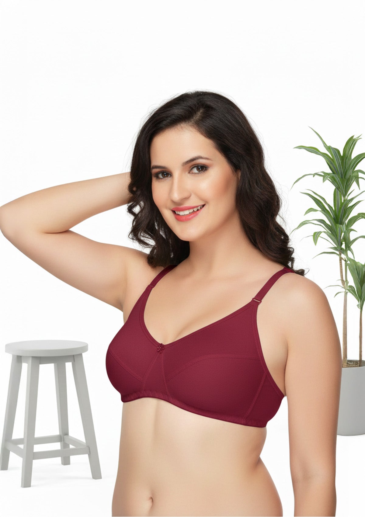 Alishan Hosiery Bra Set of 2 - Non‑Wired Everyday Comfort