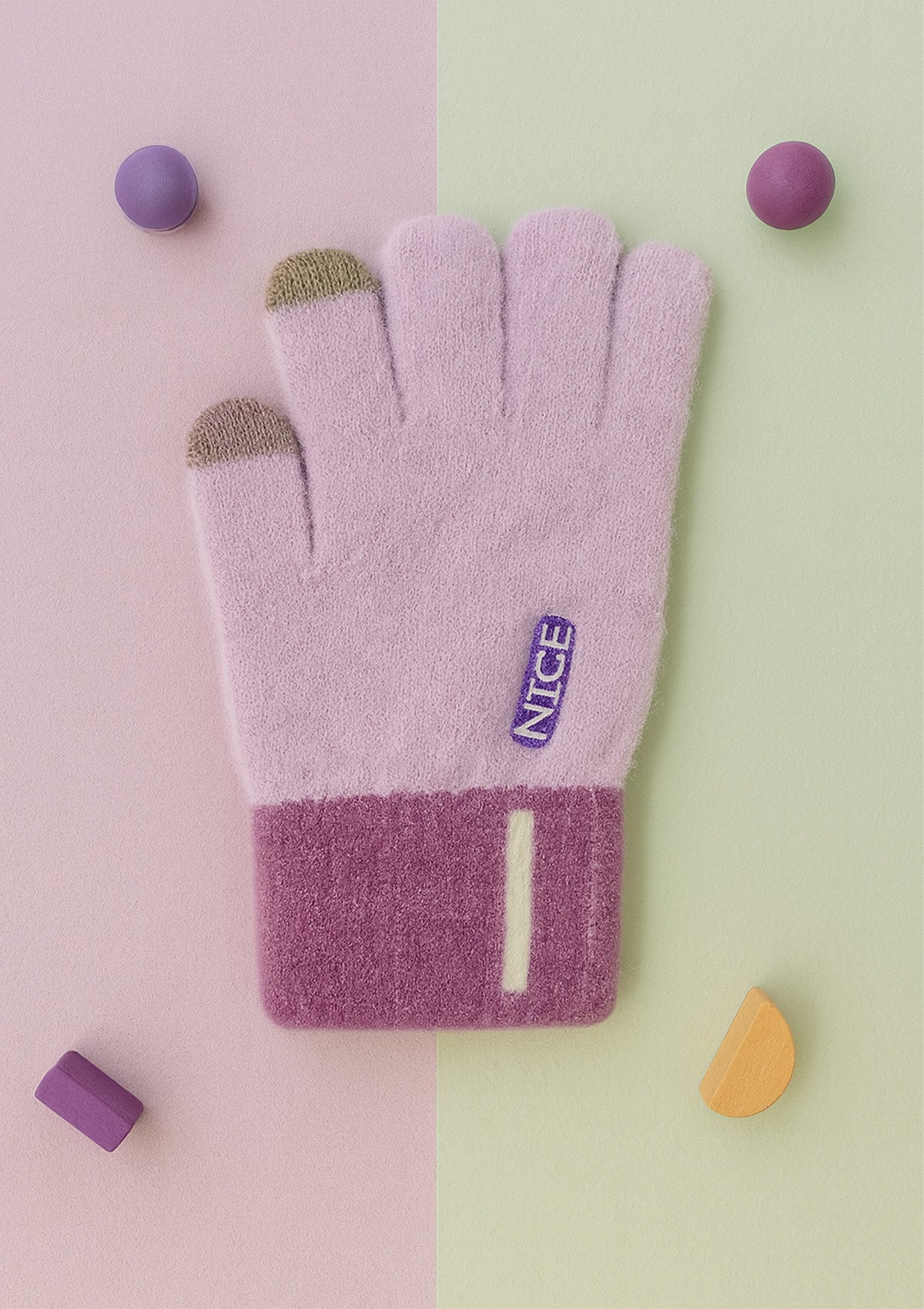 Soft Wool Touchscreen Gloves Set of 2 – Warm Phone‑Friendly