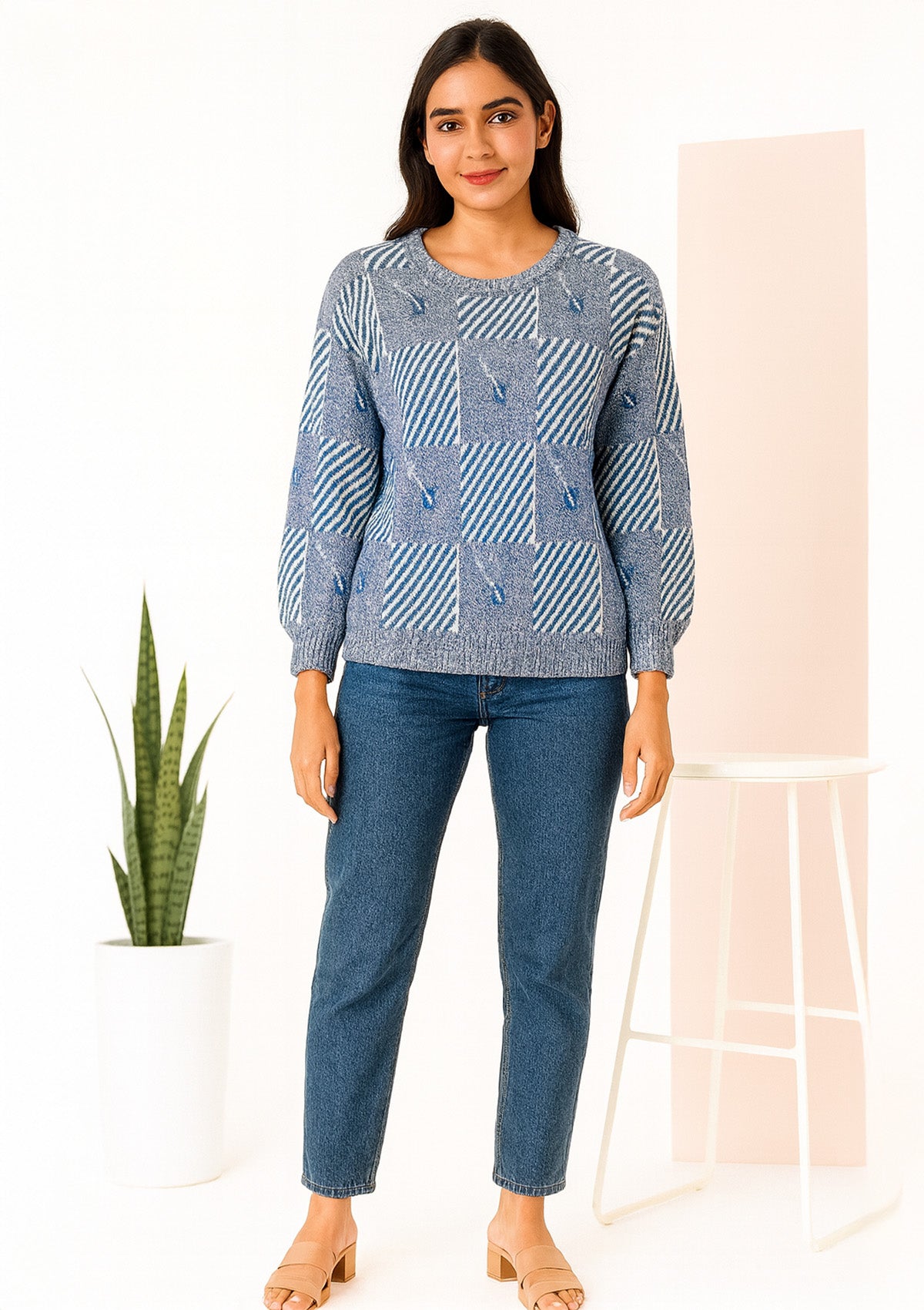 Premium Woolen Top for Women – Soft Knit Pullover