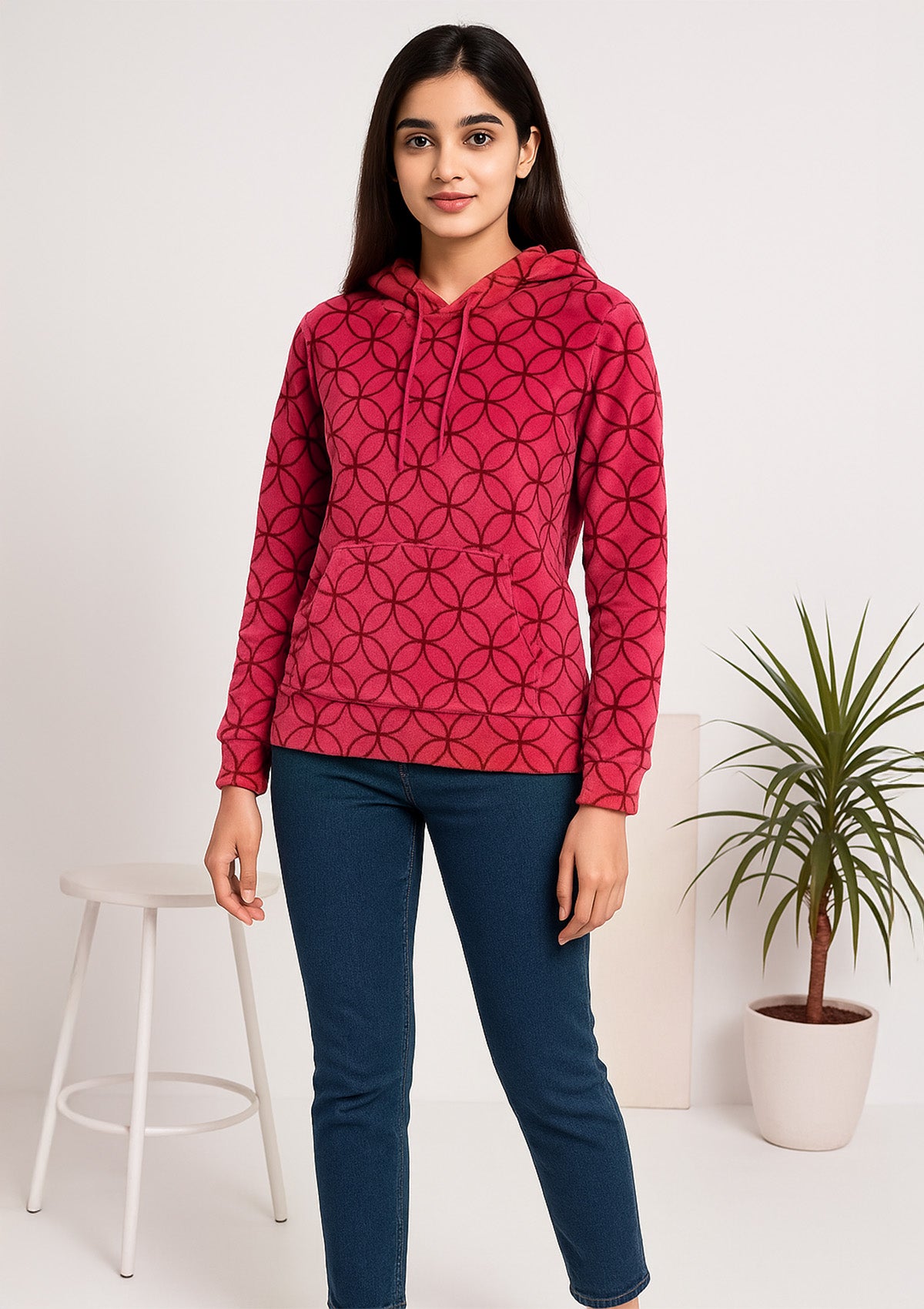 Premium Velvet Hoodie – Ultra Soft Fleece with Kangaroo Pocket