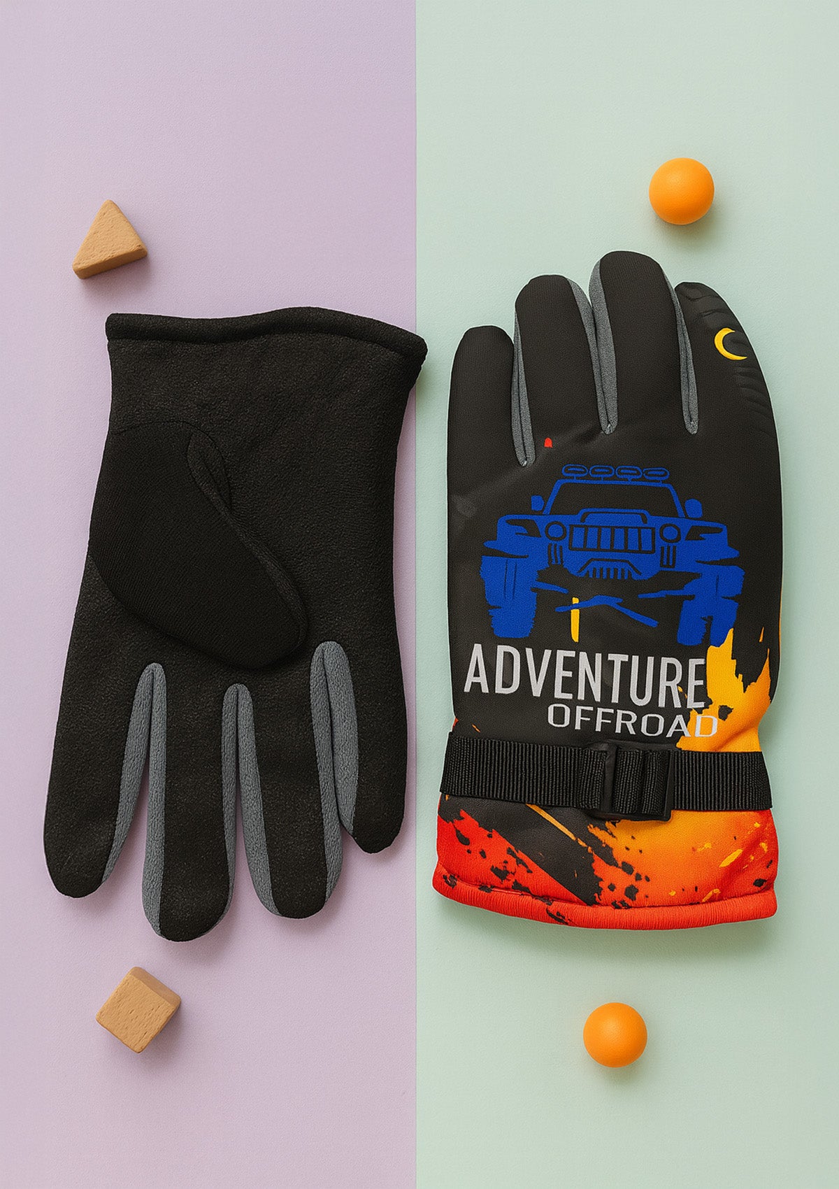 Men’s Winter Riding Gloves – Thermal Windproof