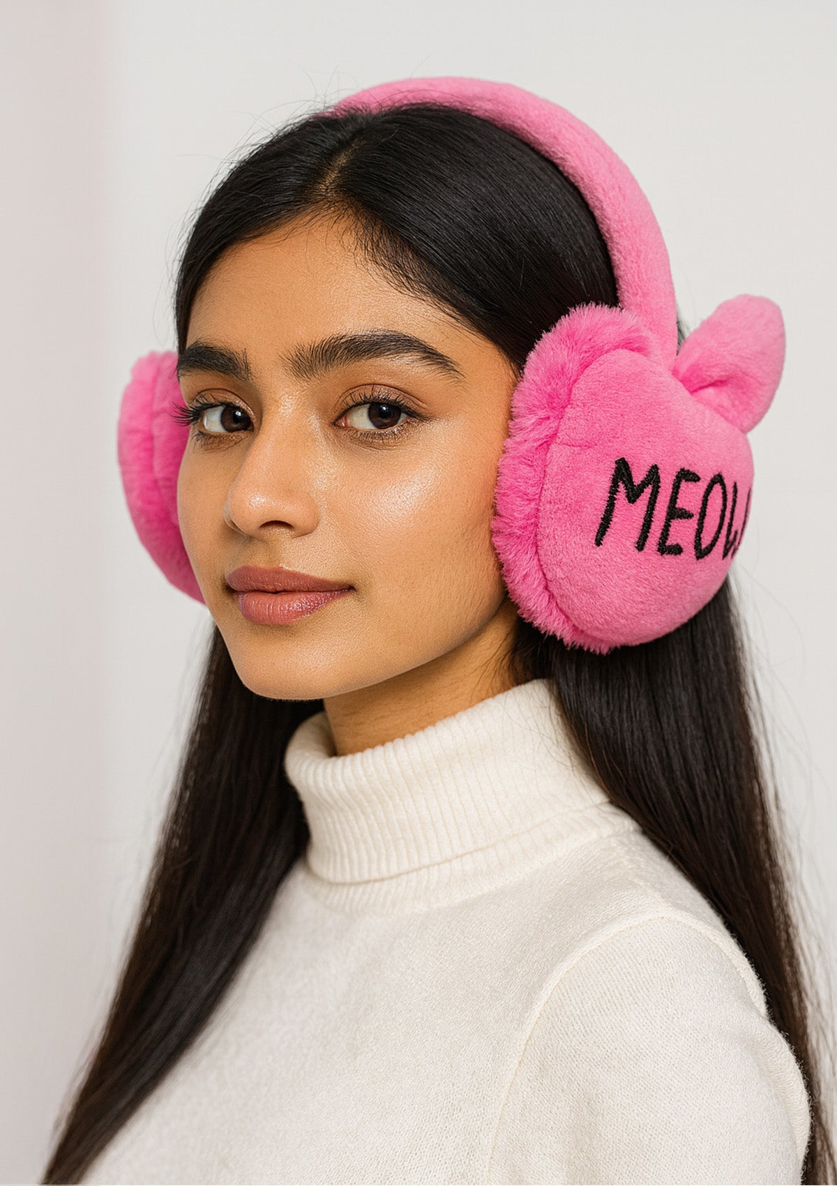 Winter Ear Muffs – Ultra Soft Plush Bunny Bow Design